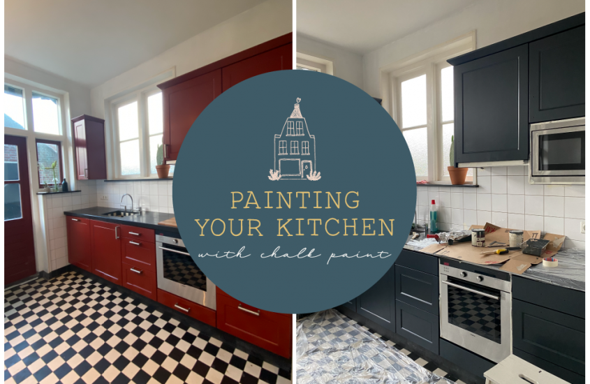 Painting kitchen cabinets with chalk paint